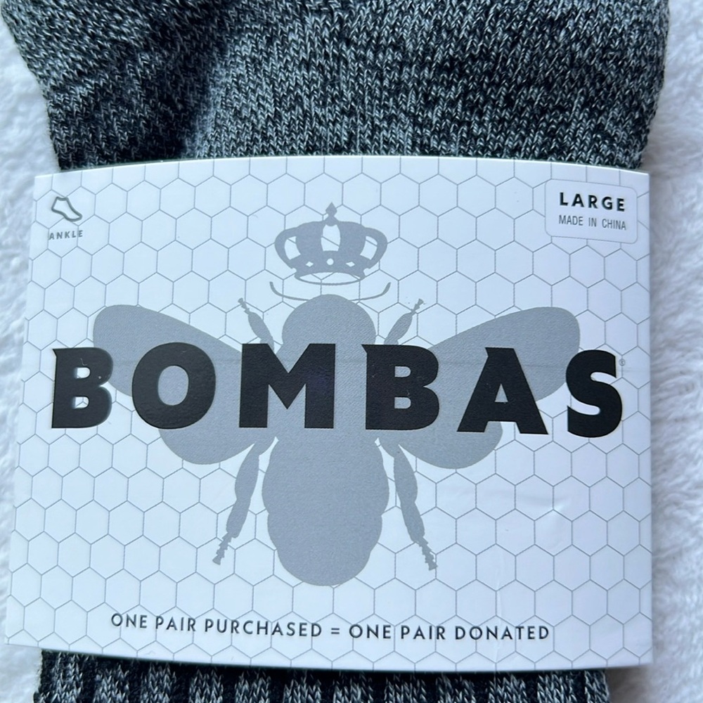 BOMBAS Marl Ankle Socks- Unisex - Picture 4 of 11
